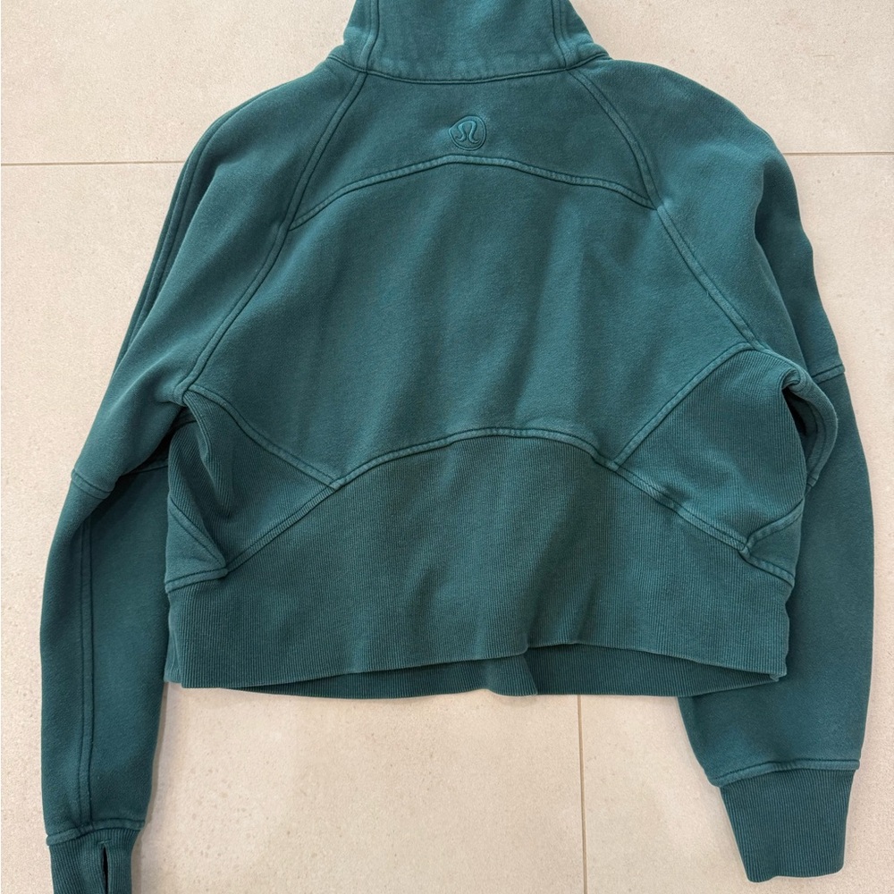 lululemon athletica Teal Quarter-Zip Cozy Pullover - Picture 3 of 6